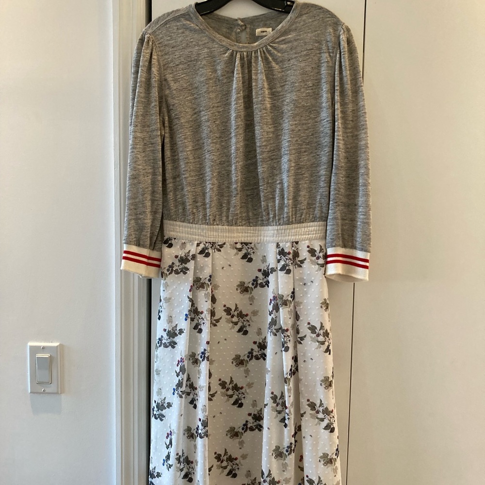 NWOT—Downtown cool girl brand Warm mixed media dress.